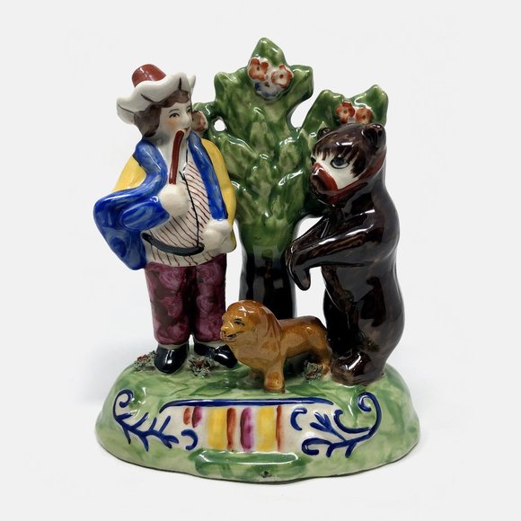 Other - Savoyard & Dancing Bear Staffordshire Figurine Reproduction
